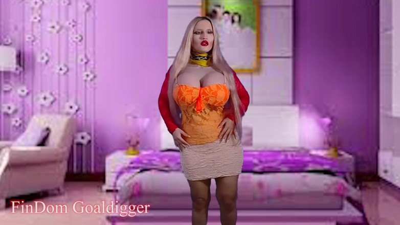 FinDom Goaldigger: Bi-training show off