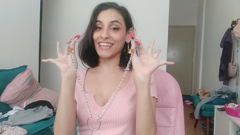 Ms Candy Bunny: Show de punição menina 2: reunião com grampo