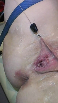 Jauh Spread Pussy Fucked Oleh Mesin 328 E