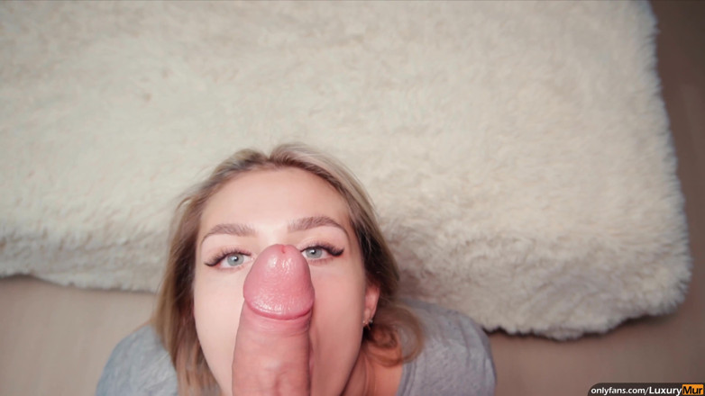 LuxuryMur: This Blowjob Made Her Tits Soaked with Cum