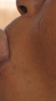 Swallow Cum ebony teen first time