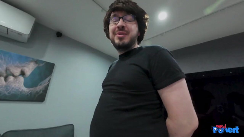 Nerd Pervert: Pixxie Peach - Spunk Slurping Slut with Ink