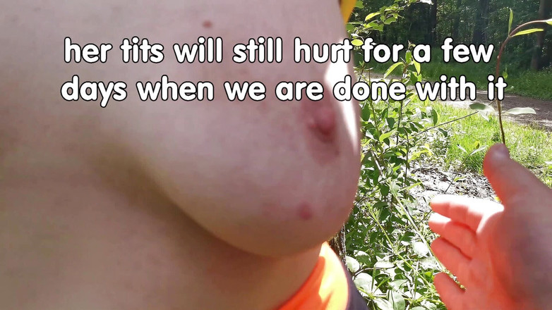 Bouncy Tits Action: 베스트 오브 젖탱이 처벌 야외 1부