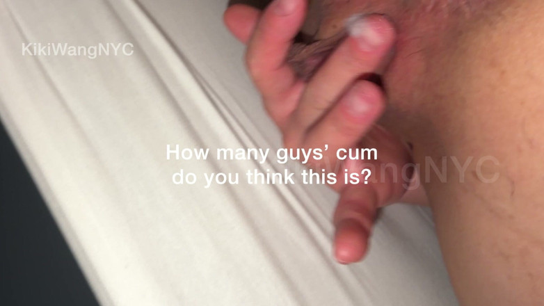 Kiki Wang: Asian Ftm Shows off Multiple Loads