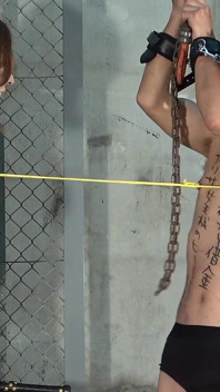 The Manager Is Otk Spanking, Has Nipple Clips, and Is Whipped by the Girl, and Confesses All the Harassment He Has Done