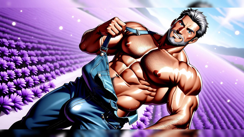 Erotic Man: Người đàn ông nóng bỏng trêu chọc ngoài trời được thực hiện với...