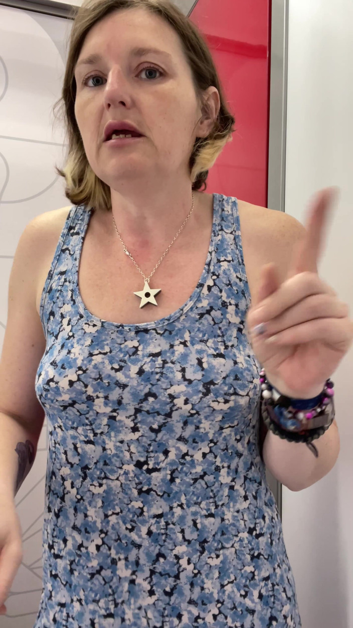 MistressWriggler: Starting to Strip on a Birthday Shopping Trip- Filming Fail