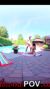 VR couple swapping orgy 4some