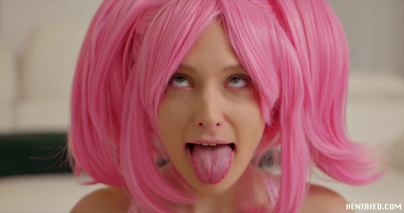 Hentaied: Hentai kehidupan sebenar - di dalam kamera pepek Ahegao bukkake