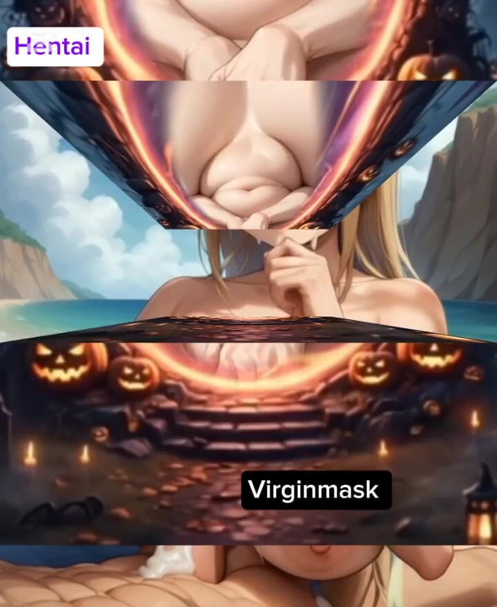 Virgin masks: 德西老板女士的大奶子吞噬了我的大鸡巴