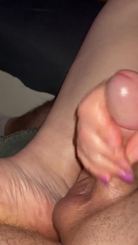 Sega fatta in casa e sexy suole feticismo del piede