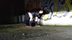 Toilet Mommy: 屋外露出 女の子が男の尻を舐める