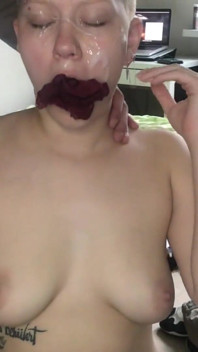 Cover Face with Thick Cum-load