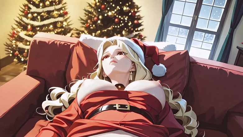 Total Sluts: Blond Xmas Baddie uwielbia prezenty wielkiego kutasa