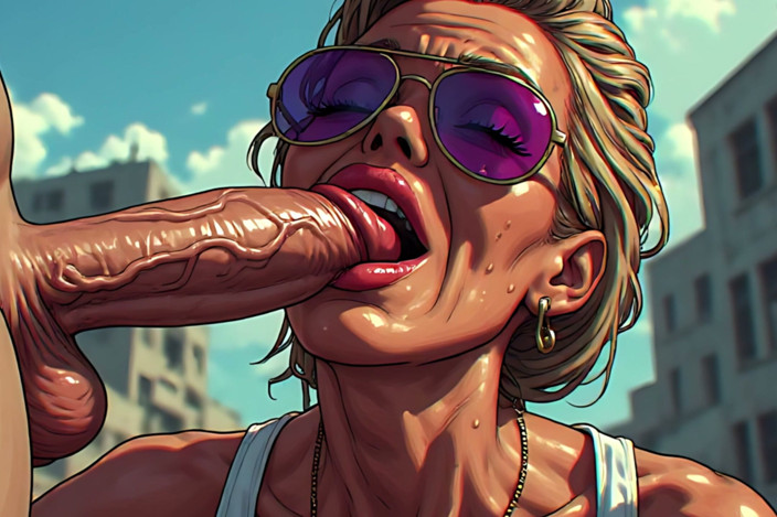 AI Porn: Mondi desolati pompini scene d'arte