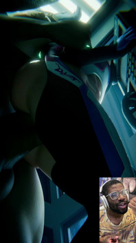 Big Thicc Long Hard Cock Junker Queen Tries to Nerf D.va’s Tight Bald Pussy