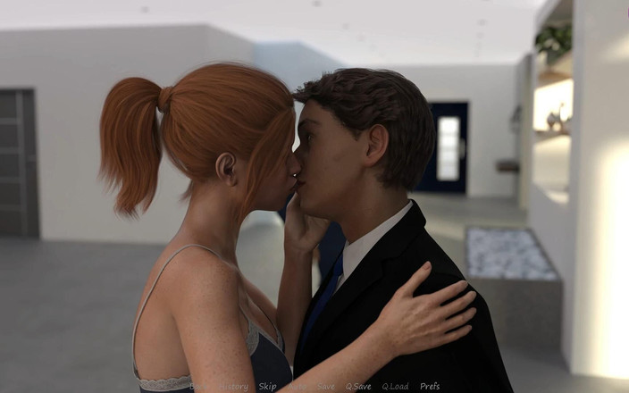 Adultgameplayvideos studio: My Stepbrother 's Wife #41 Jennifer Kissed on John's Mouth in Front...