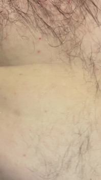 Chubby cub bear playing with his dick in the gym sauna