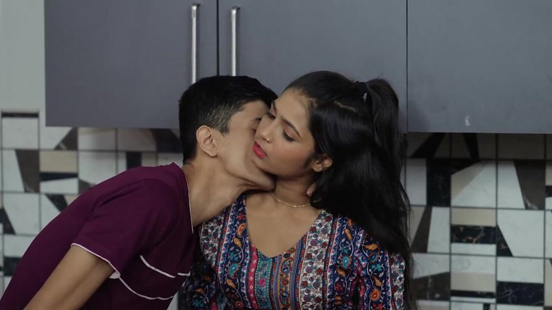 Triflicks: Desi Girl 18 Years Old Tight Pussy Hardcore Sex in Kitchen