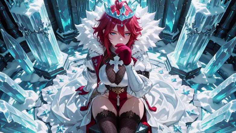 Tay Swift X: Ice Queen! Red-haired Sorceress Makes a Stunning Entrance in the...
