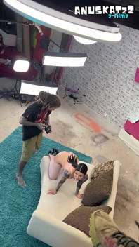 A Second Camera Secrets Tattooed Body Girl Teased in Photoshoot Before Tatttooed Man Wild Anal Ride & Ass to Mouth Feast
