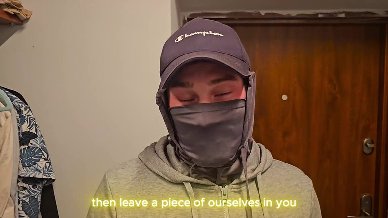 1TeddyBear1: 백인 가면을 쓴 남자와 하드코어 섹스