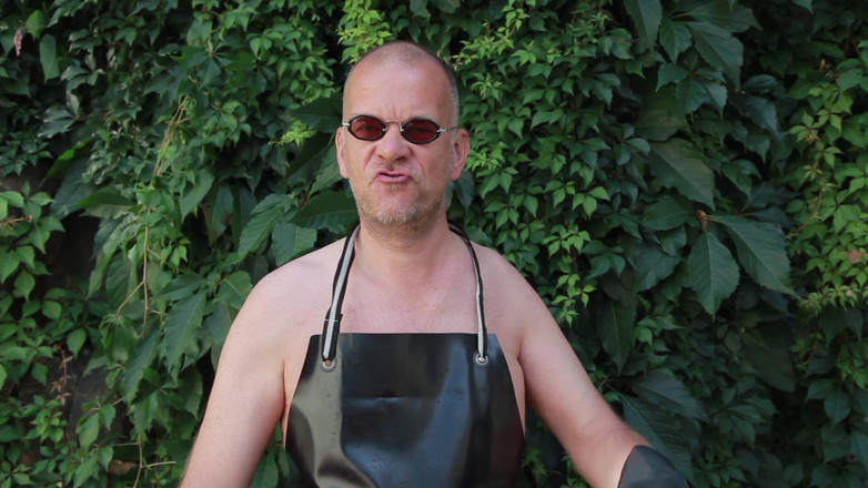 Germane_XL: The Horny Rubber Gardener 19 Wet Play and Free Hand Cumshots...