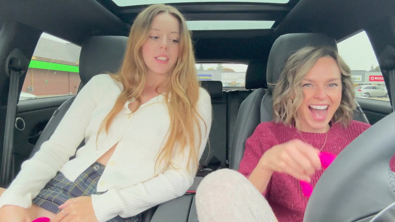Nadia Foxx: Serenity Cox and Nadia Foxx Take on Another Drive Thru...