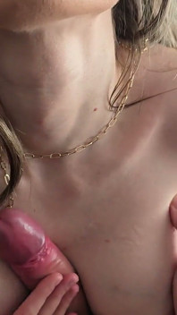 Please Stepdad! Fuck My Tits and Cum on My Body!