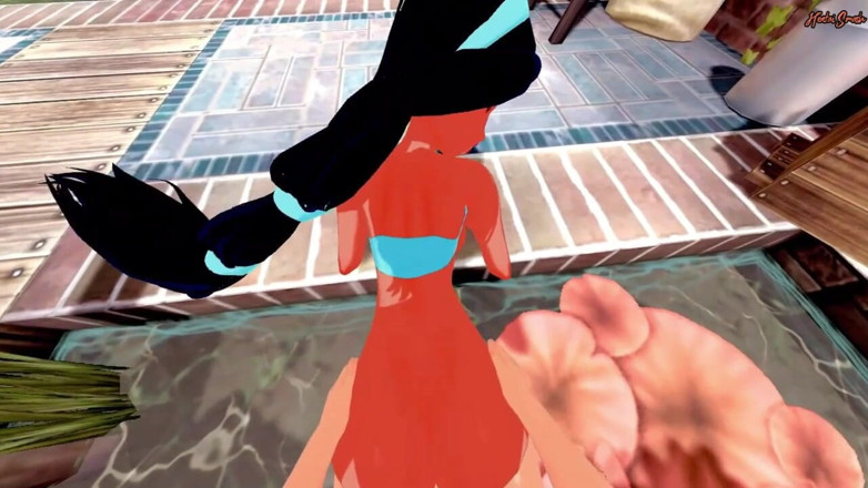Hentai Smash: Prenses Jasmine dölünü yutuyor ve bakış açısıyla sikiliyor.