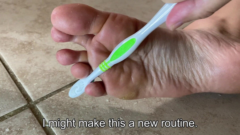 footivities: Foot Humiliation with Your Toothbrush