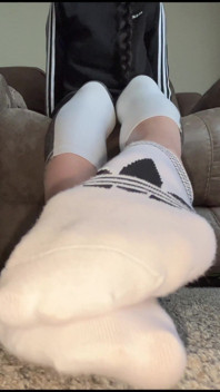 Weiße Adidas-socken Ignorieren POV