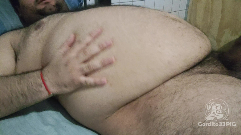 Gordito33PIG: Tłusty Tłusty Masturbujący