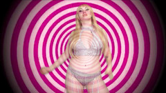 Goddess Misha Goldy: Transformace v malého čůráka saje slabošskou děvku!