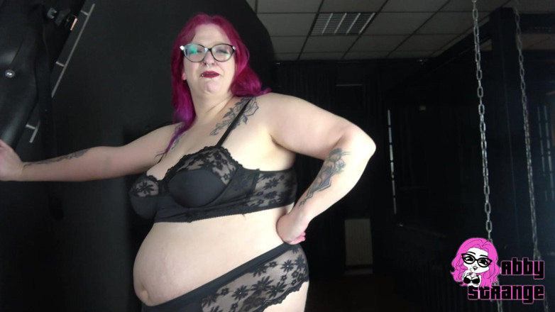 Abby Strange: His First Spanking - Can He Handle It?