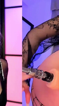 Blonde Dual Cam View by Her Fuck Machine