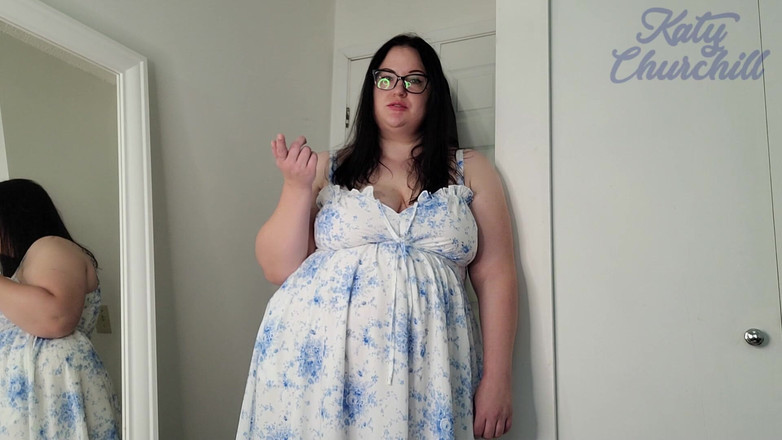 Katy Churchill: Une bbw trad mariée poilue trompe son mari