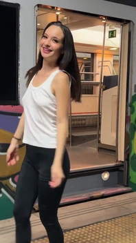 Showing My Tits on a Public Train, if I Want