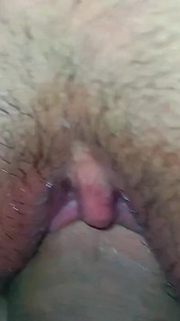 El coño de mi nueva novia lleno de esperma