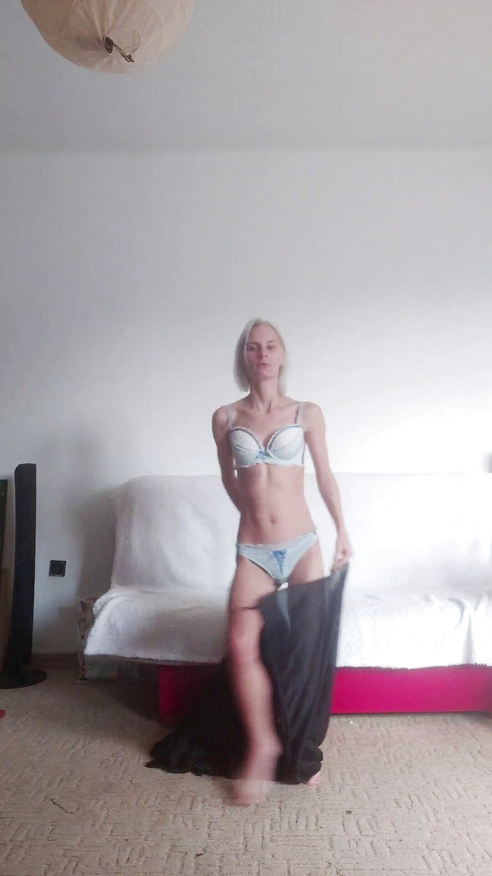 Wet Pussy Fuck: Hot Petite girl sex dance very hot striptease erotic dance