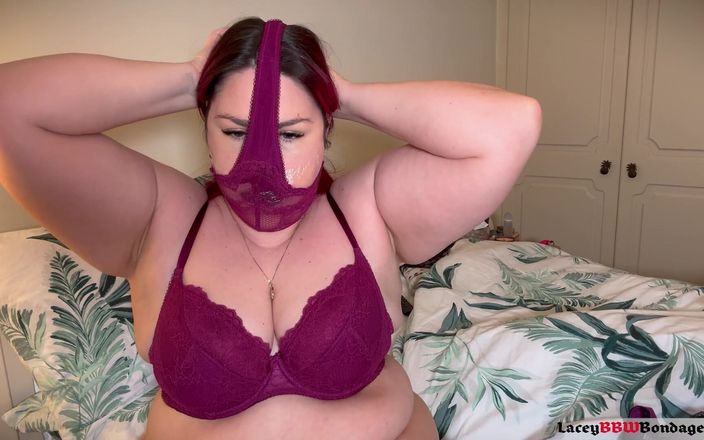 Lacey BBW Bondage: Purple Passion: Trosan och Purple Gag Extravaganza