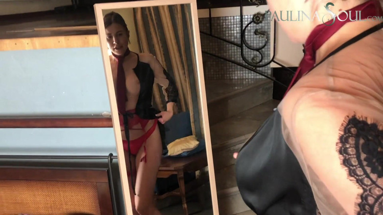 Paulina Soul: Dolcezza passione scopa calda matrigna - in cam