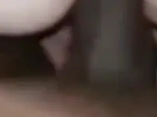 Real homemade BBW BBC porn: Bent Over the Bed BBC Hardcore Arsehole to Pussy Pounding