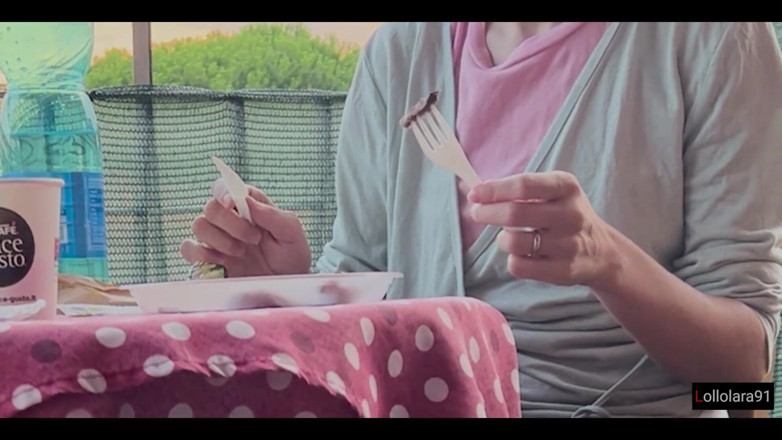 Lollolara91: Italian Couple Blowjob Under Table After Eating Deep Creampie POV