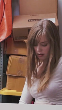 She Stole Panties, but She Won't Be Wearing Anything When the Security Guard Catches Her