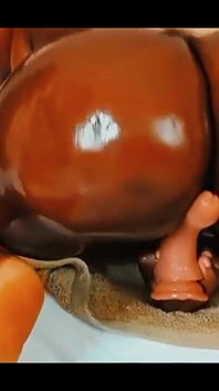 SSBBW Oiled Ass Spread and Pussy Fuck