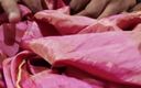 Satin and silky: Голова члена розтирає рожевим відтінком атласний шовковистий сальвар сусіда Бхабхі (31)