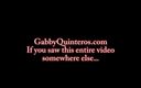 Gabby quinteros: Gabby Quinteros reinigt haar poesje!!