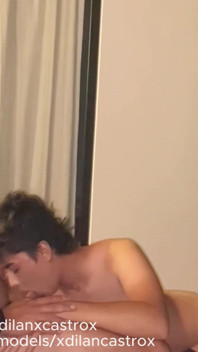 I Fuck a Beautiful Twink Bareback Outdoors and Then We Enter My House to Continue Fucking