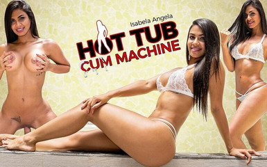 VR Latina: Hot tub cum machine